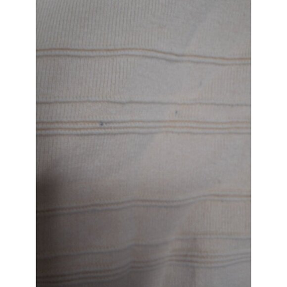 Geoffrey Beene Long sleeve Yellow 1/4 Zip100% cotton Size L Sweater ribbed - Picture 5 of 6